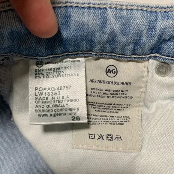 AG - ED Adriano Goldschmied The Jodi Crop High rise slim flare crop. Size 26. - Picture 7 of 14